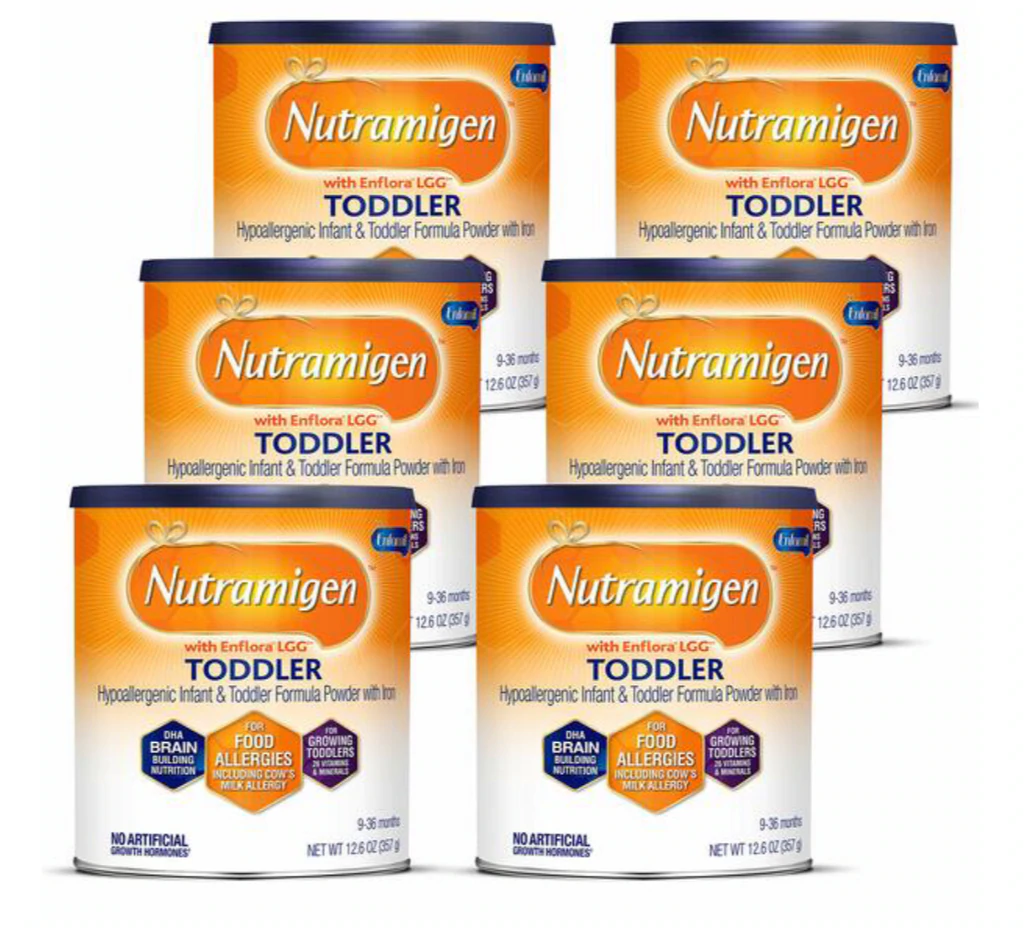 Nutramigen With Enflora LGG Toddler Formula 12.6 oz Can (Pack of 6)